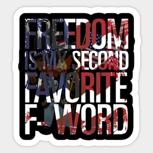 Freedom! Sticker